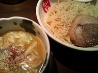 「夏季限定 グリーンカレーつけめん（中盛り・冷やもり）880円」@節骨麺たいぞう 池袋本店の写真