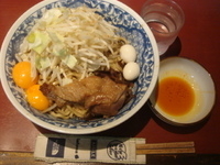 「油そば+卵黄2ヶ」@麺香房 暖々の写真