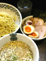 「粟国の塩つけそば+トッピング特製A（煮玉子、ちゃあしゅう3枚、メ」@中華そば 多賀野の写真