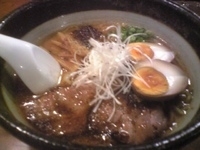 「てつや正油+味玉+餃子+小ビール」@らーめん てつや 東京高円寺店の写真