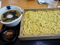 「和節つけそば・小盛+辛みスパイス団子」@まるしん 和節中華そばの写真