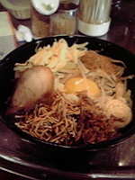 「特製まぜそば」@まぜそば・らーめん あーべーめんの写真