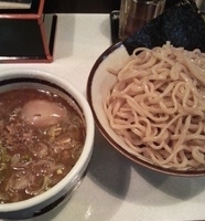 「鯖カレーつけそば+味玉」@麺処 まるよし商店の写真
