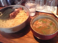 「つけめん+大盛（麺1,5倍、100円）」@つけ麺 椿の写真
