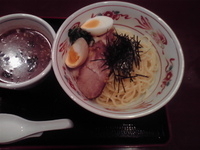 「もりそば 750円+トッピングセット 250円」@らーめん登楽 ふみやの写真