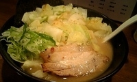 「野菜とんこつ」@豚のらーめん 弐番手の写真