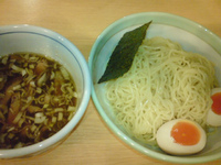 「つけ麺（大盛り）+味玉」@大勝軒 虹ヶ丘店の写真