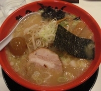 「みつぼしとんこつらーめん+味付玉子」@麺楽 みつぼしの写真