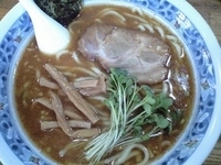 「和風醤油太麺ラーメン780円」@和風らーめん 大家の写真