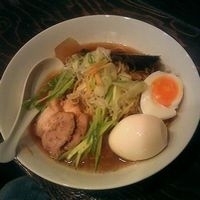 「冷煮干そば+煮玉子」@麺処 遊の写真