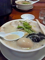 「背脂味噌チャーシュー+味玉」@らーめんの土佐屋の写真