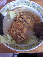 「天塩パーコー麺￥650（東京出店記念価格）」@しあわせラーメン 金の糸の写真