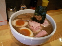 「つけ麺肉増し+子供ラーメン（半分くらい）」@ら〜めん台風。の写真