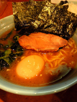 「ラーメン+味玉」@武蔵家Paul柳萬の写真