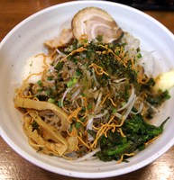 「まぜそば JBC（ジナンボウクール） 夏期限定 750円」@らーめん次男坊の写真