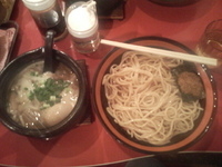 「醤油つけ麺+味玉」@麺屋 つるり 茨城総本店の写真