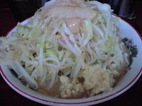 「ラーメン（650円）+温玉（50円）」@ラーメン二郎 相模大野店の写真