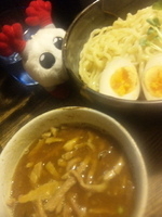 「特製カレーつけめん」@燈の車の写真