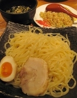 「冷やしつけ麺半チャン」@らーめん 熊五郎 新大阪1号店の写真