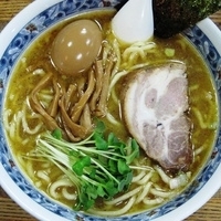 「和風塩太麺+味付け玉子」@和風らーめん 大家の写真