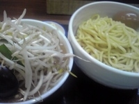 「味玉味噌つけめん（大盛）+野菜大盛+ニンニク多め」@味噌麺処 花道庵の写真