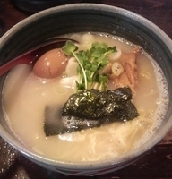 「味玉とりそば+蛍ごはん」@中華そば 螢の写真