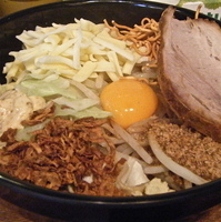 「特製まぜそば（￥850）」@まぜそば・らーめん あーべーめんの写真