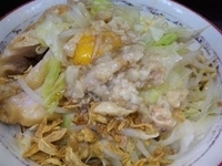 「小ブタ汁なし」@ラーメン二郎 横浜関内店の写真