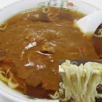 「カレーラーメン」@手打ちらーめん 宝亭の写真