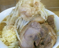 「ラーメン豚ダブル（アブラ・ニンニク） ￥900」@ラーメン二郎 栃木街道店の写真