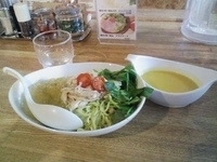 「冷たいらーめん2009ジェノベーゼ（大盛り）」@麺家 五大力 東豊中本店の写真