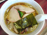 「支那そば+チャーシュー」@白河中華そばの写真