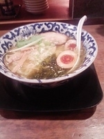 「汐らーめん 680円 味玉100円」@麺や すみばの写真