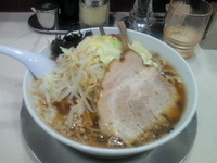 「中華そば、温野菜トッピング、小油」@らーめん潤 蒲田店の写真