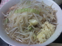 「小ラーメン+ニンニク」@らーめん豚喜の写真