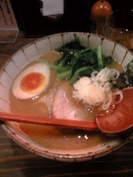 「正油白湯めん:780円」@ラーメン みしまの写真