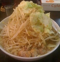 「もやしそば（700円）、全部マシ」@つけそば中華そば 山ねこの写真