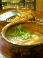 「つけ麺+味玉+肉入り」@麺屋 えん寺の写真