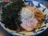 「正油チャーシュー麺大盛り+岩のり」@らーめん 神田 磯野の写真