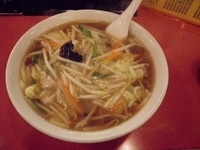 「サンマーメン+餃子」@ラーメン きんたの写真