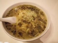 「つけ菜肉そば」@中国料理 上海の写真