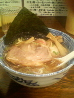「味玉半ちゃーしゅつけ麺（細麺）」@つけ麺 紅葉の写真