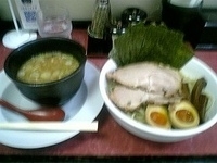 「特製つなみつけ麺中盛（1,060円）」@自家製太打麺 勢拉 西千葉店の写真