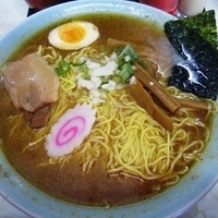 「支那そば（大盛） 600円」@長浜らーめん 八王子バイパス店の写真