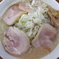 「ちゃあしゅうめん(麺カタメ・背脂多め)¥850」@麺家 とらみちの写真
