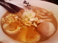 「香り味噌味玉ラーメン（+味玉）」@北の大草原 四谷店の写真