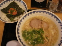 「らぁめんセット（明太子ご飯）」@麺や 福十八の写真