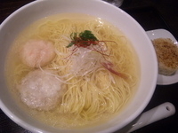 「あら炊き塩らあめん焼きおにぎり付」@麺屋 海神の写真