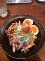 「油そば」@麺酒場 まがり 南行徳店の写真