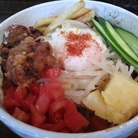 「夏休みのカレーまぜそば￥800」@麺処 井の庄の写真